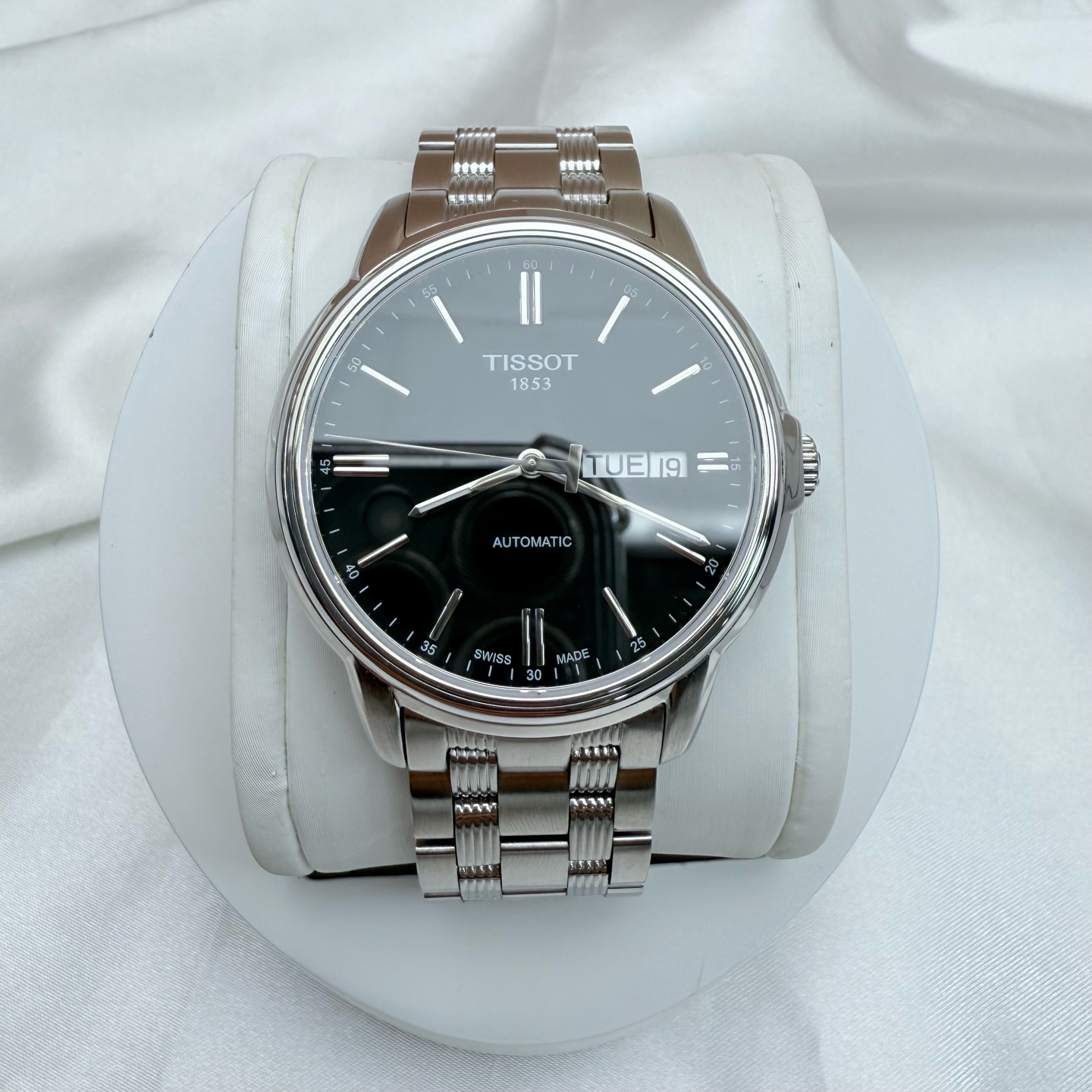 95新 Tissot/天梭 经典 自动机械 精钢 39毫米 专柜价4550