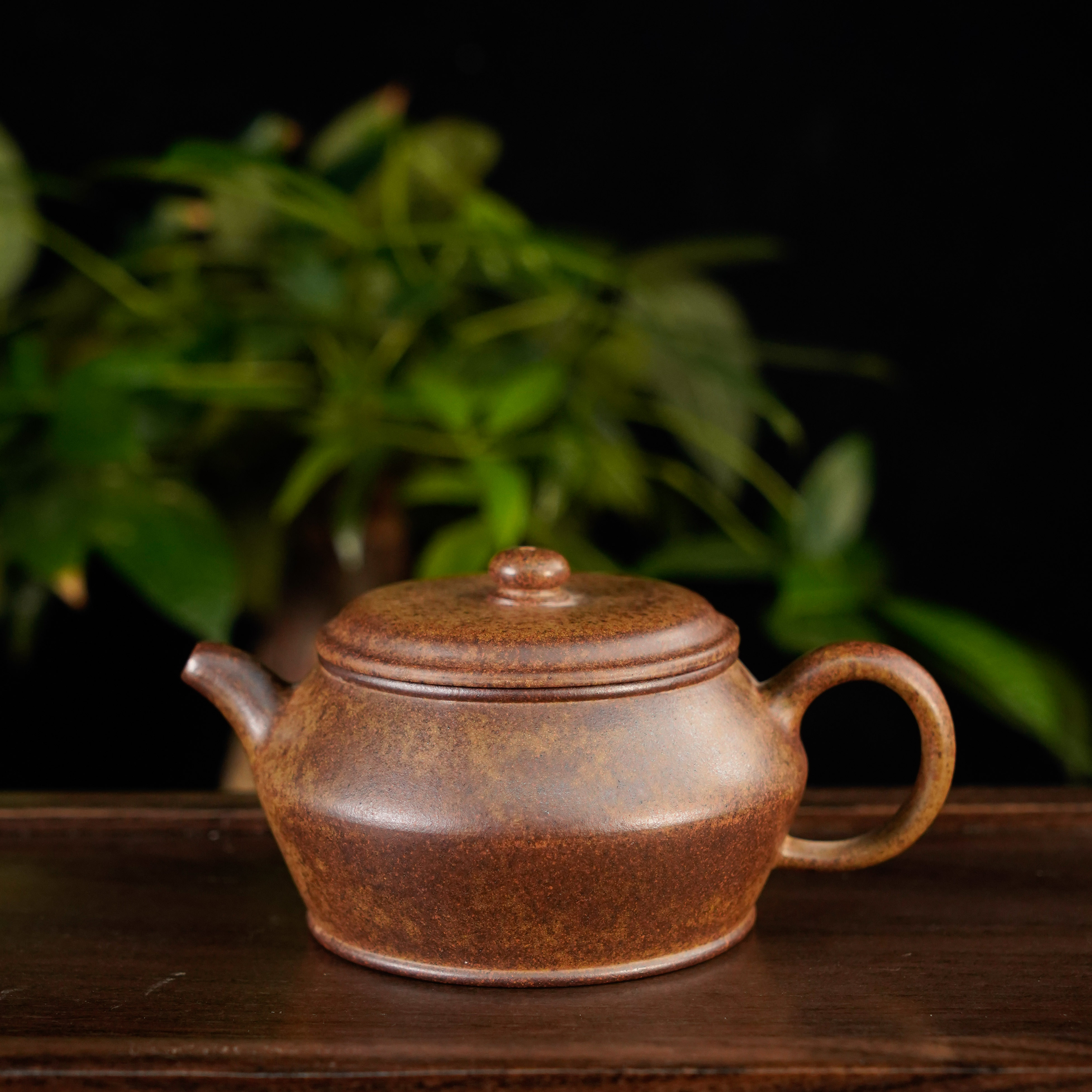 GS37-012   陈万陂   宜兴手工紫砂   虚扁