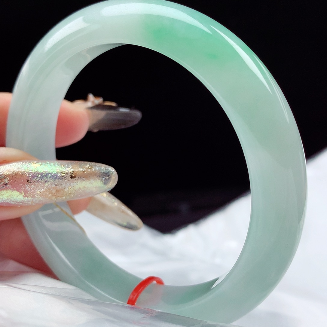 未镶嵌手镯翡翠57圈4835