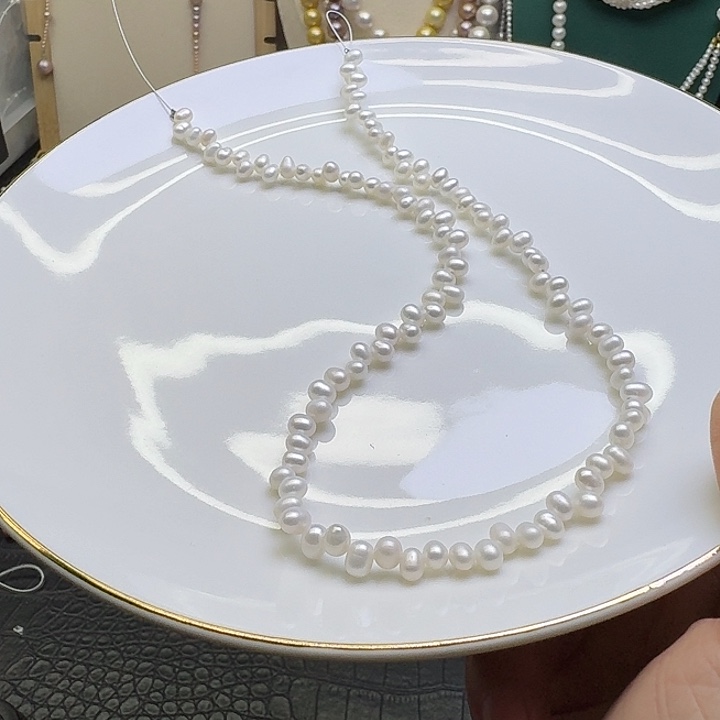 淡水珍珠耳饰合金