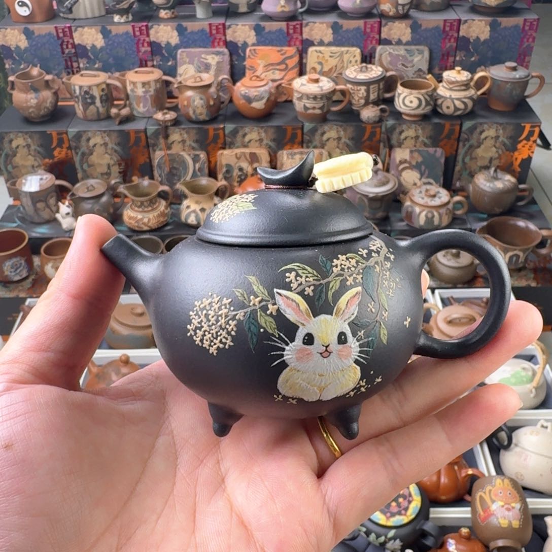 茶壶紫砂150cc原矿精工半手