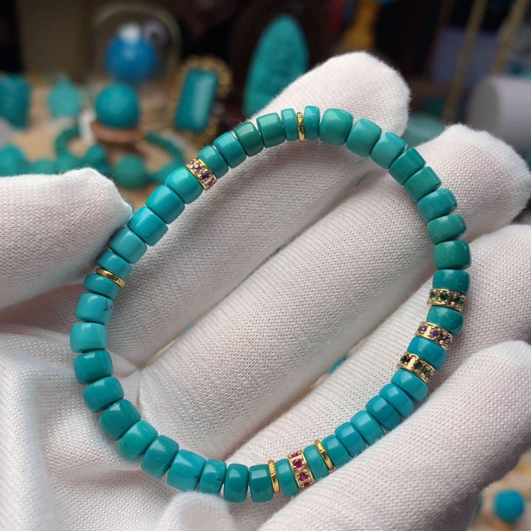 绿松石珠宝奇石未镶嵌