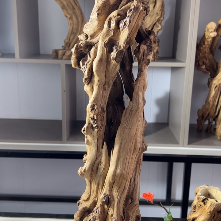 永***誠木石榴木榴疤镂空柱子