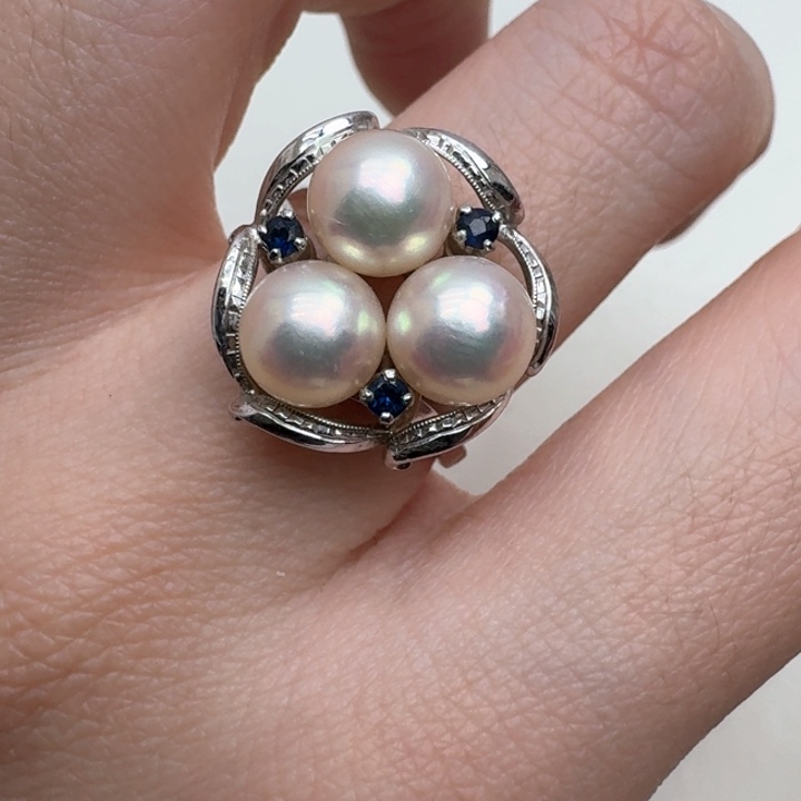 海水珍珠戒指未镶嵌