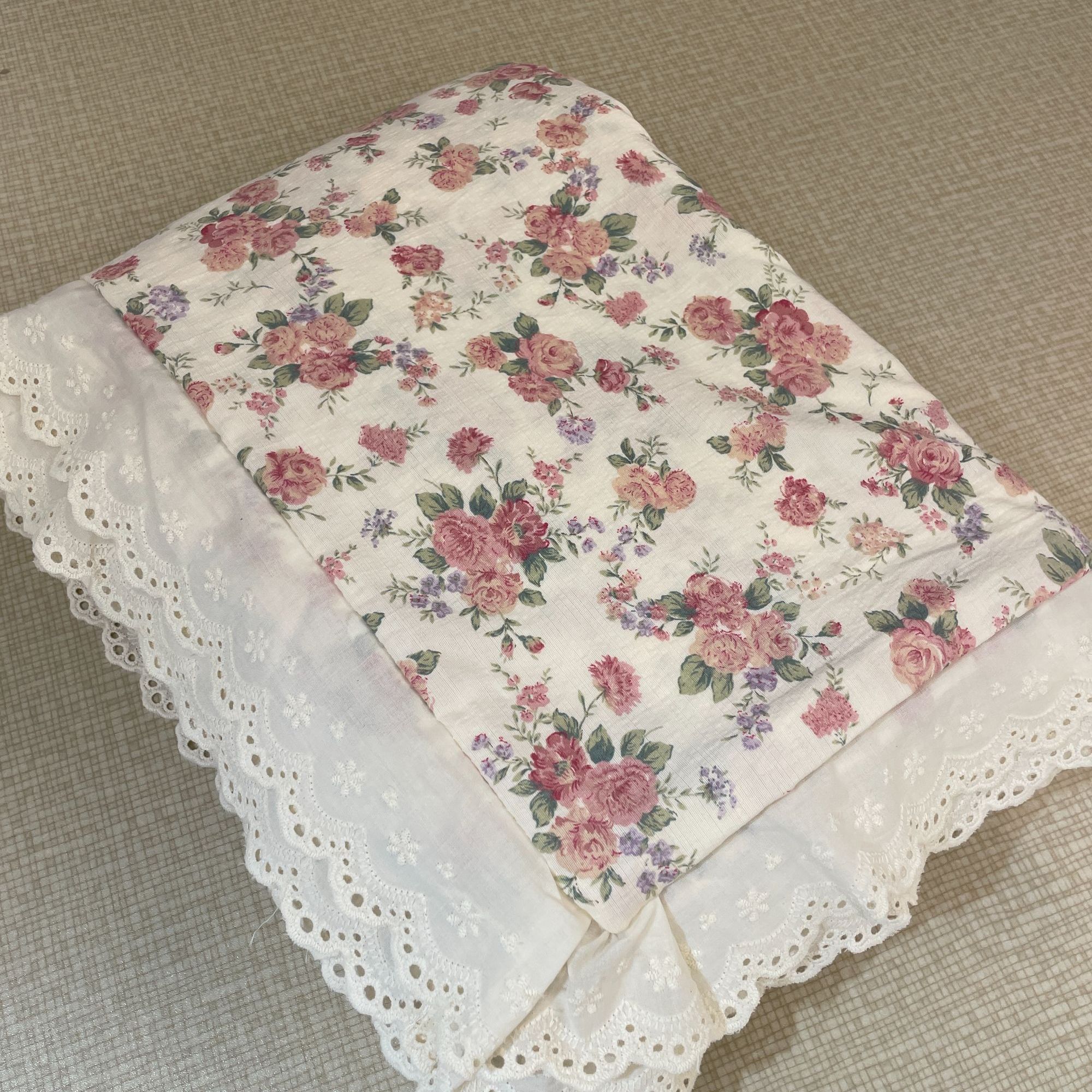 双层纱蕾丝花边款四件套290