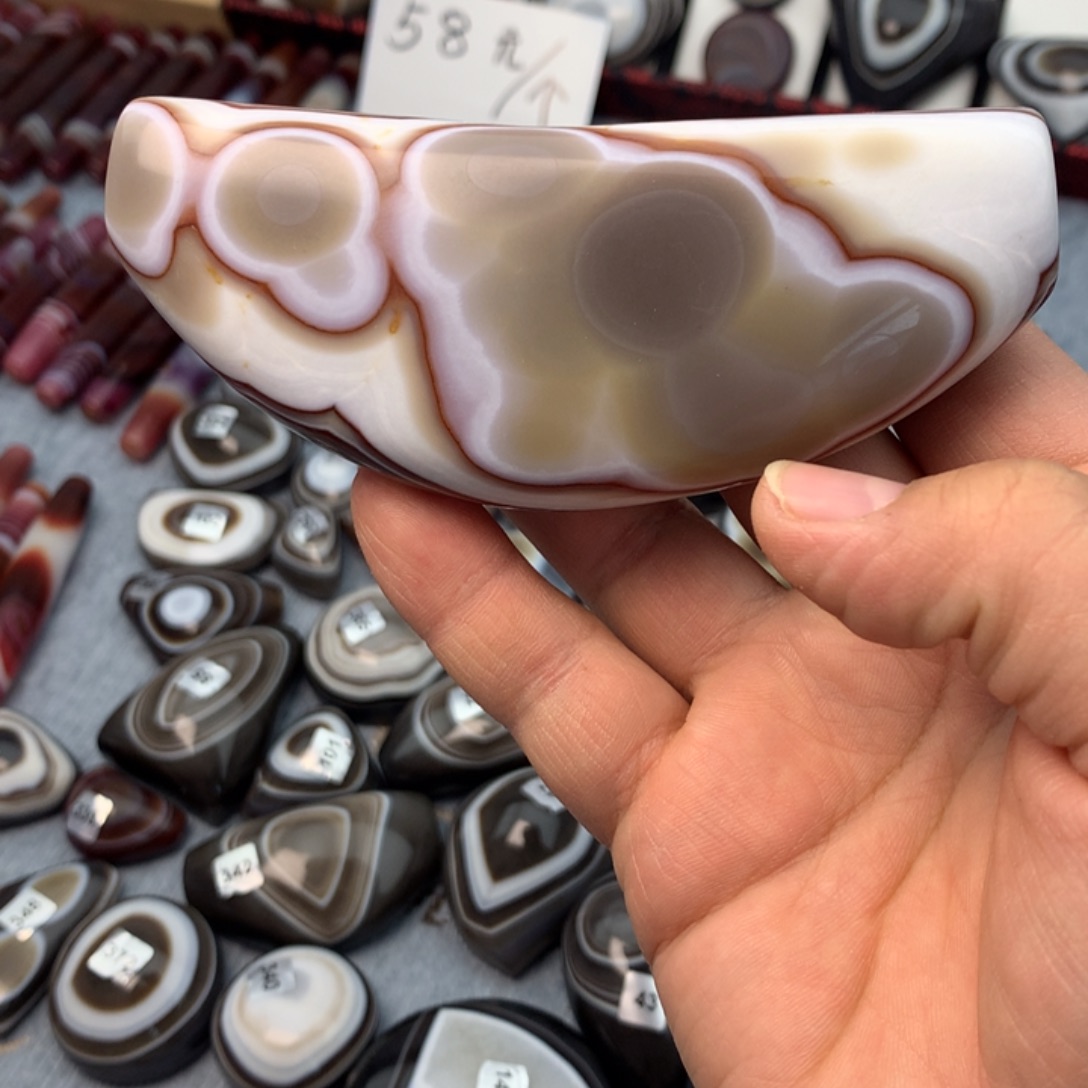 香***）玛瑙/玉髓散珠缠丝玛瑙