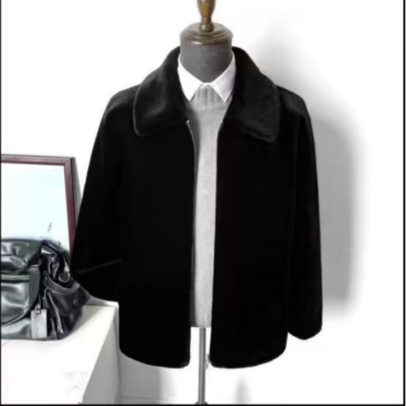 秋冬男翻领外套   