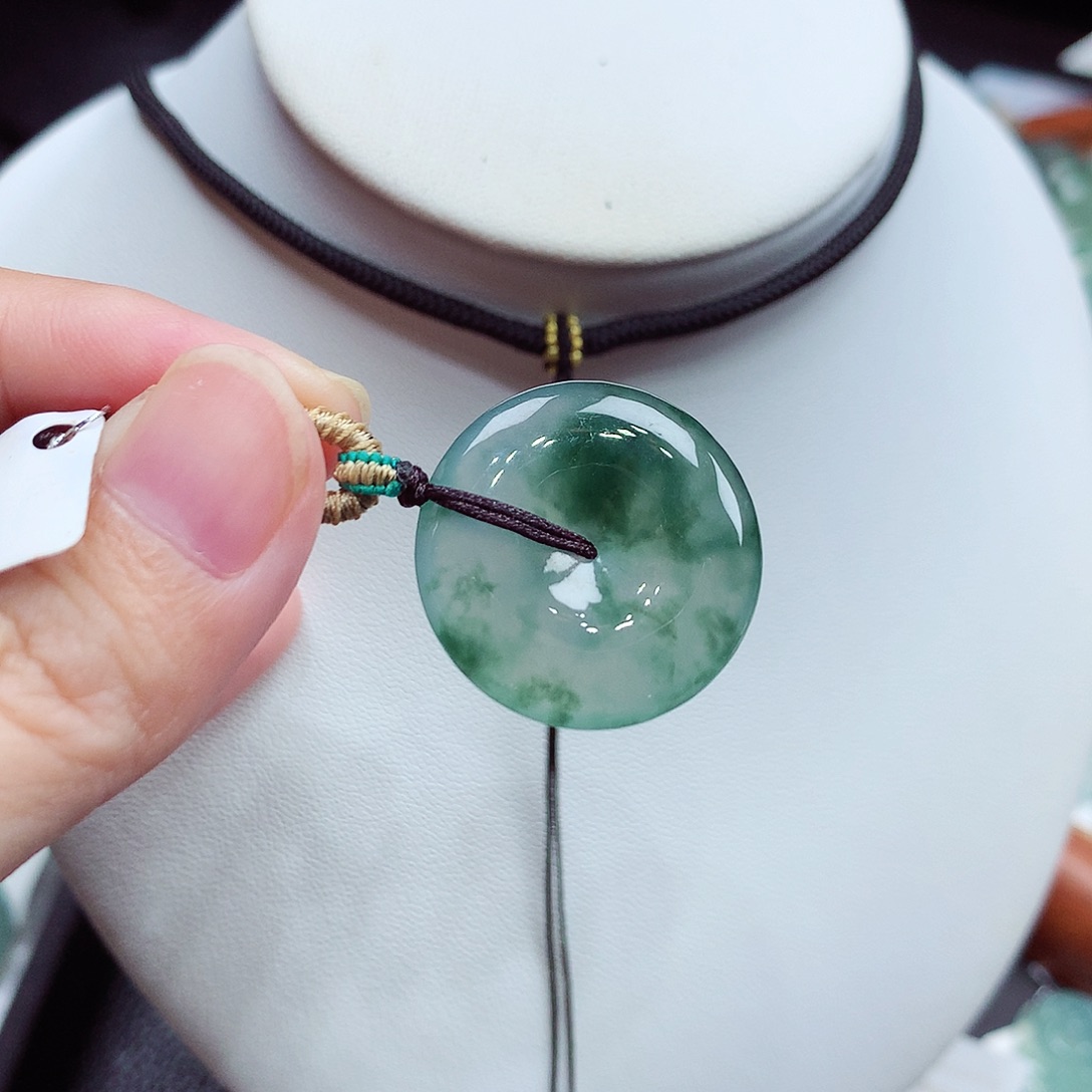 颈饰未镶嵌翡翠编号24，24.2/5.1