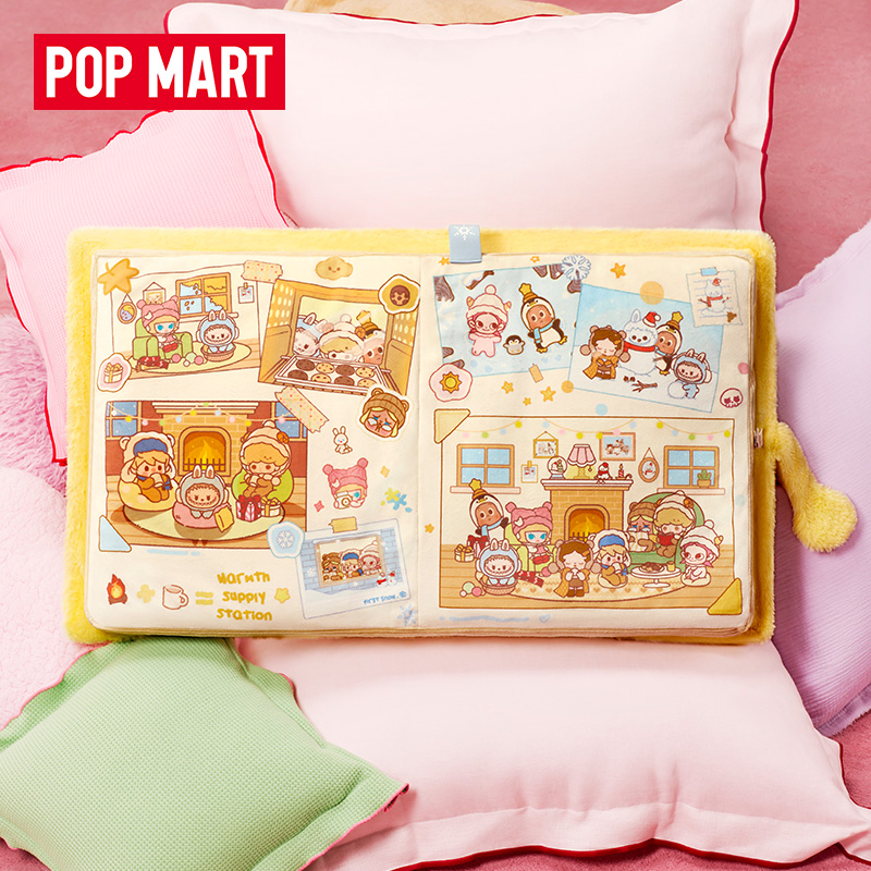 【新品】泡泡玛特泡泡萌粒 毛绒绒暖呼呼系列 抱枕