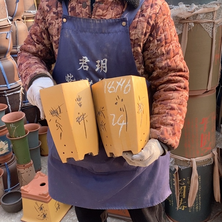 紫砂花盆紫砂花盆