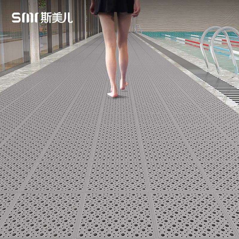游泳池专用浴室防滑垫卫生间镂空拼接地垫TPE环保无异味防滑脚垫