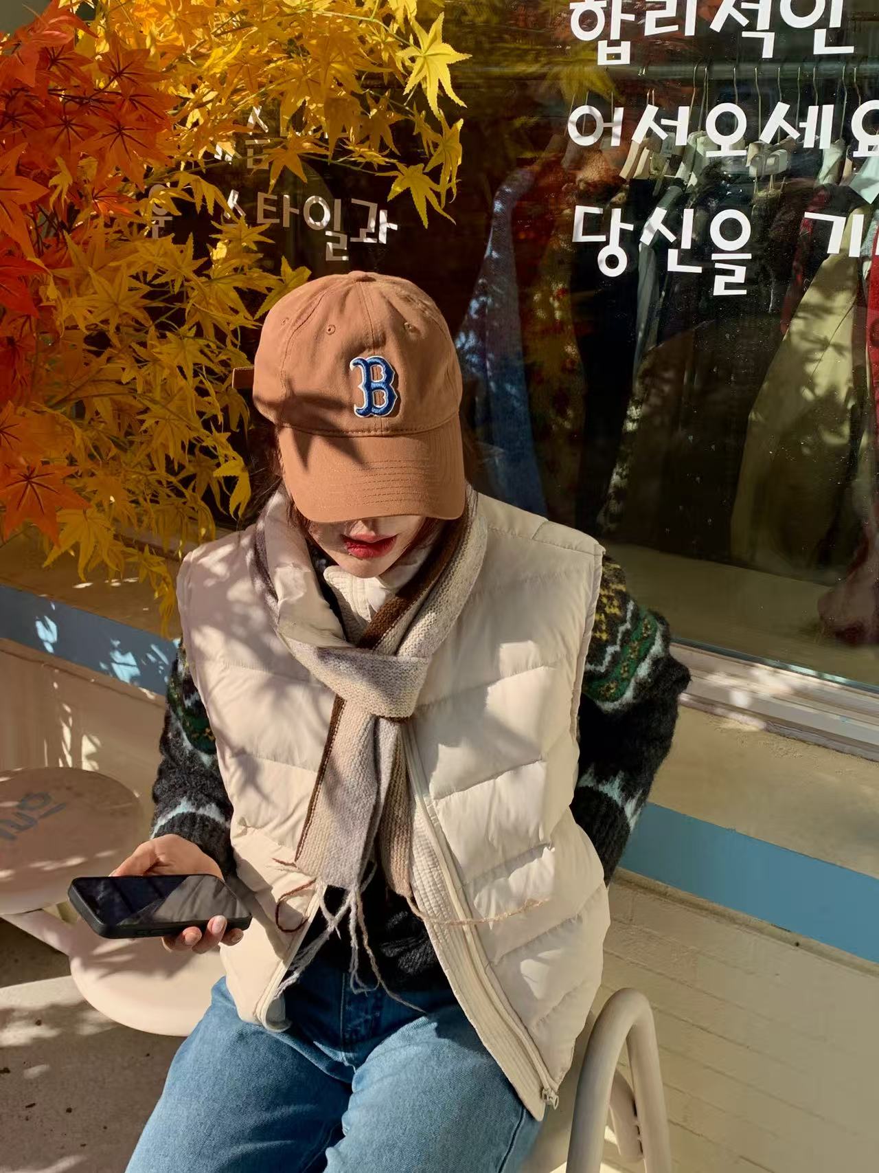 韩代.暖融融   绒马甲L25102422