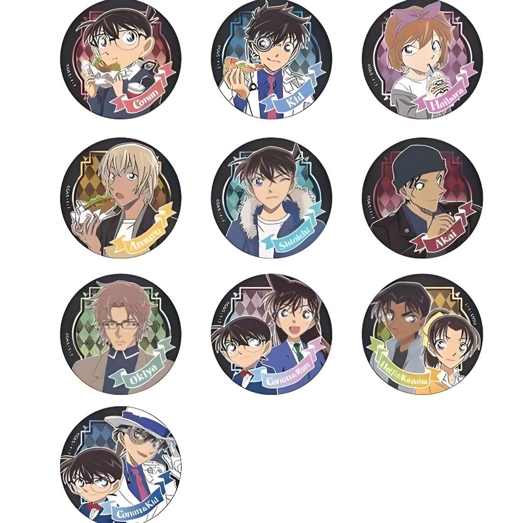 名侦探柯南junk food 快餐吧唧徽章 CRUX