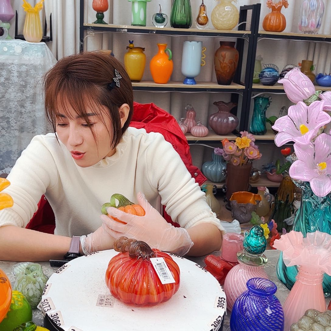 麦***香红南瓜福利家悦琉璃工艺品