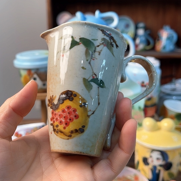 陶景德镇釉下手绘陶瓷 