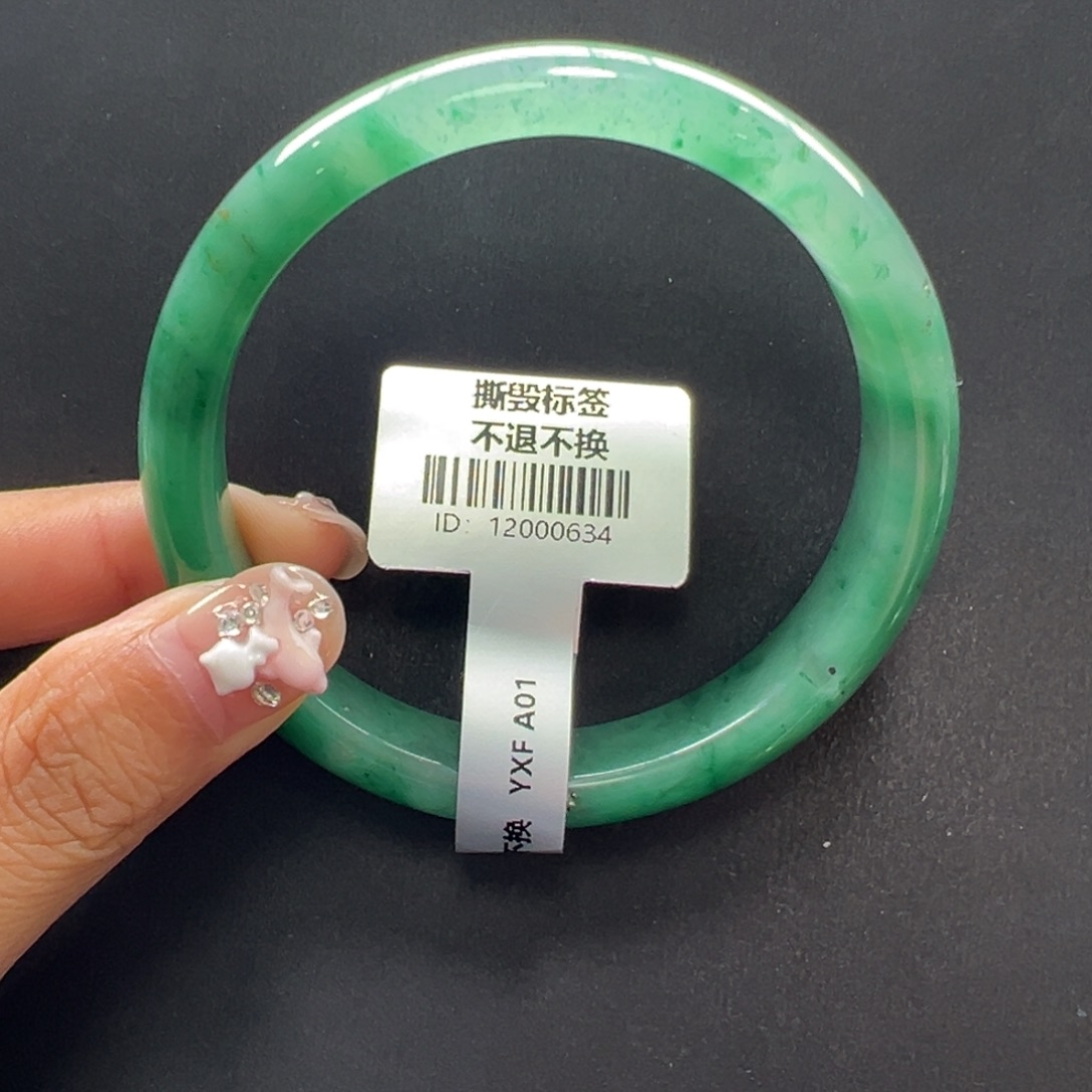 石英质玉未镶嵌手镯秋秋 58.3