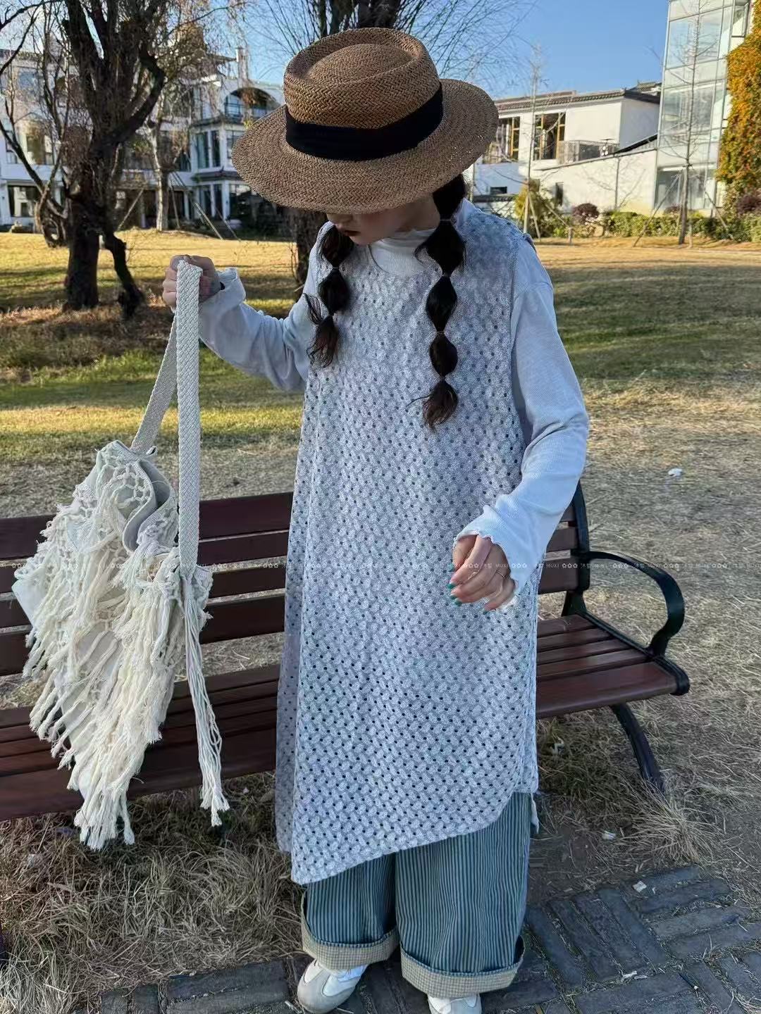 米多多  MX#10616#日系不规则背心裙 kc