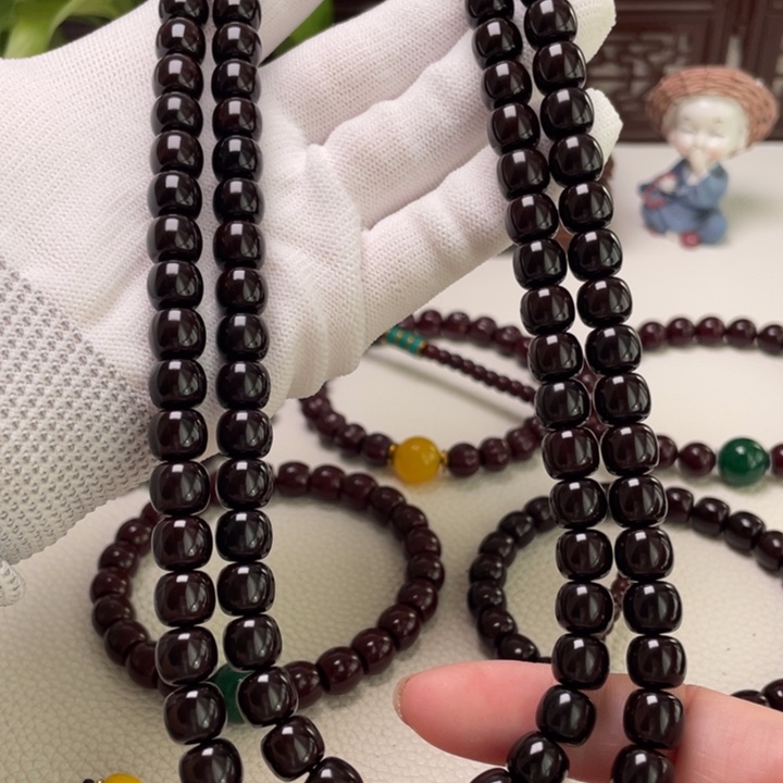 独***狼猴头核桃吊坠猴头手串