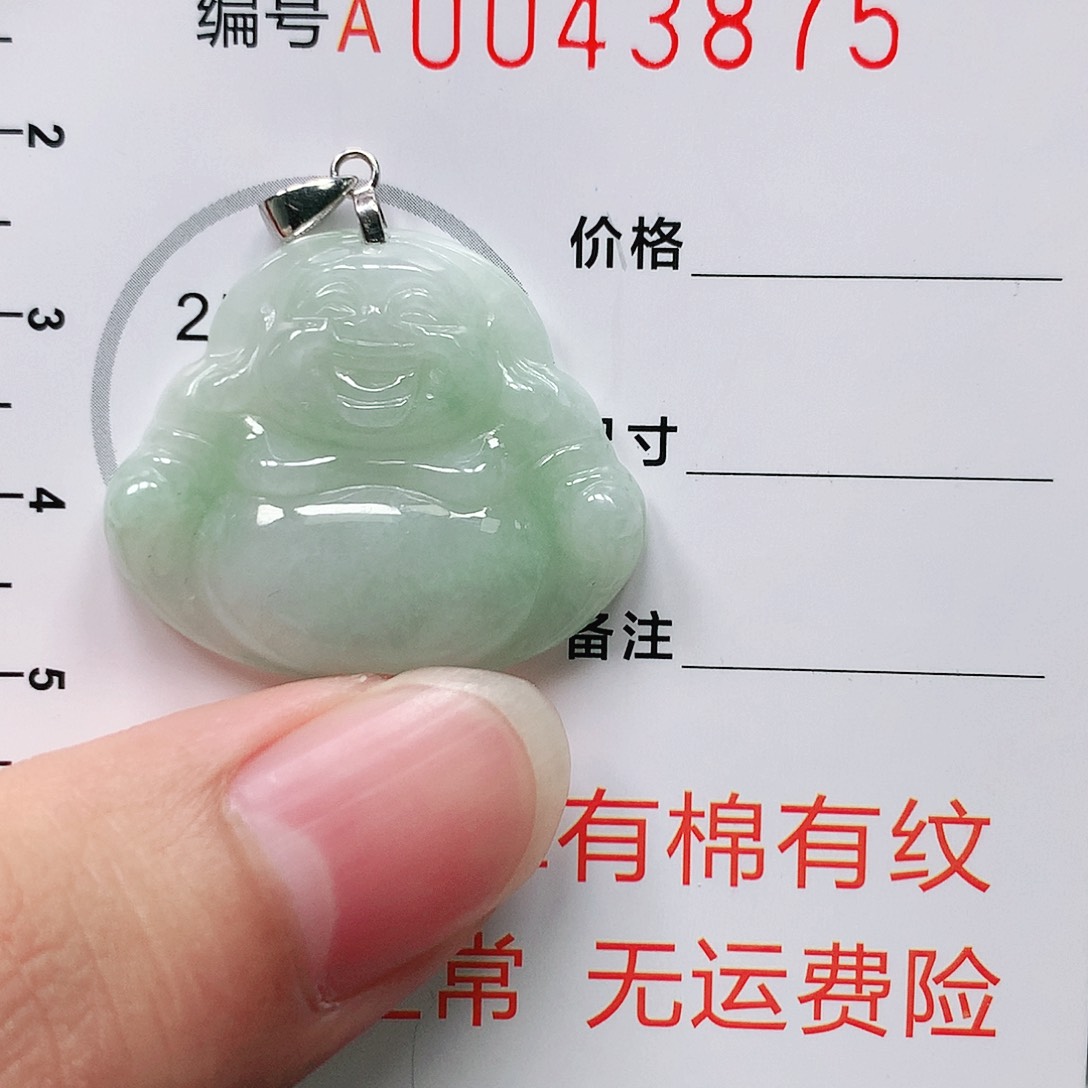 翡翠颈饰银S925镶嵌111111111
