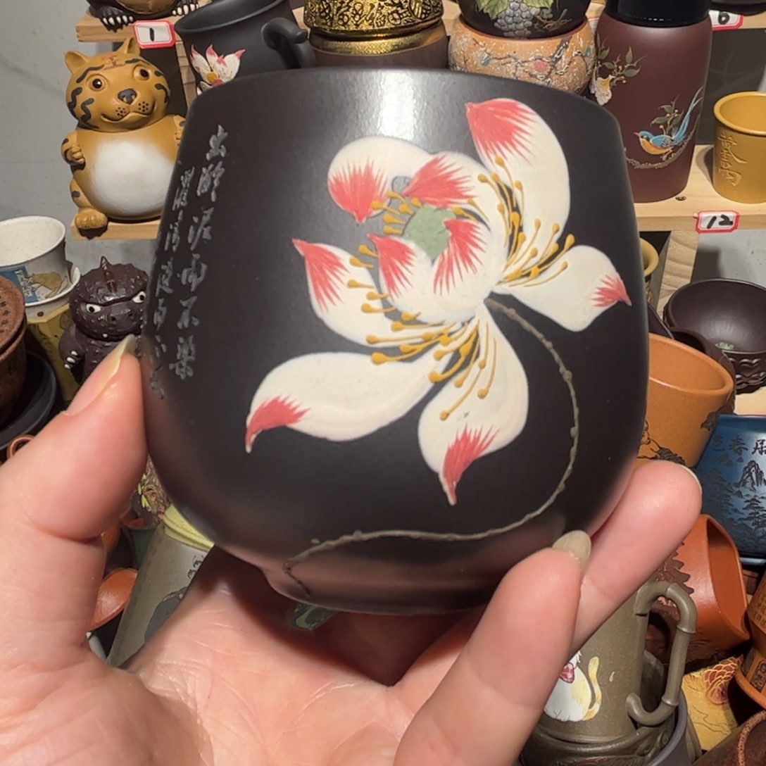 紫砂茶杯宜兴紫砂主人杯