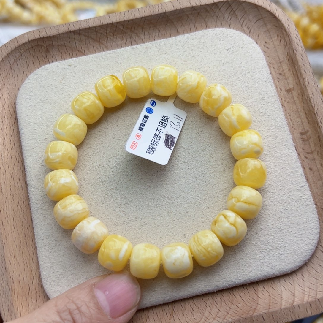 琥珀手链未镶嵌?***?18.11