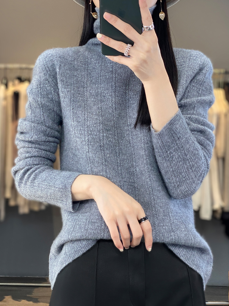 2025新款羊毛衫长袖高领