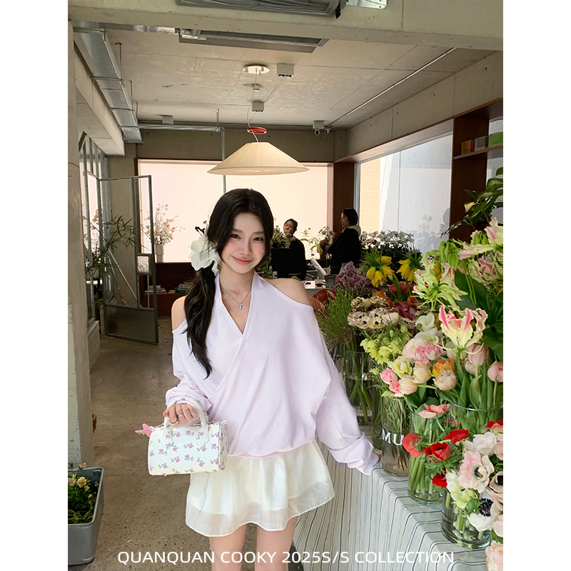 圈圈cooky   小步圆舞 双层抽褶芭蕾风半身裙L0774Q