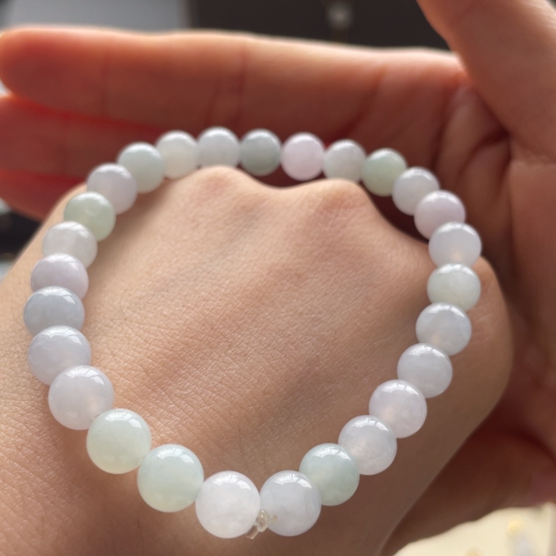 未镶嵌翡翠手串卡7