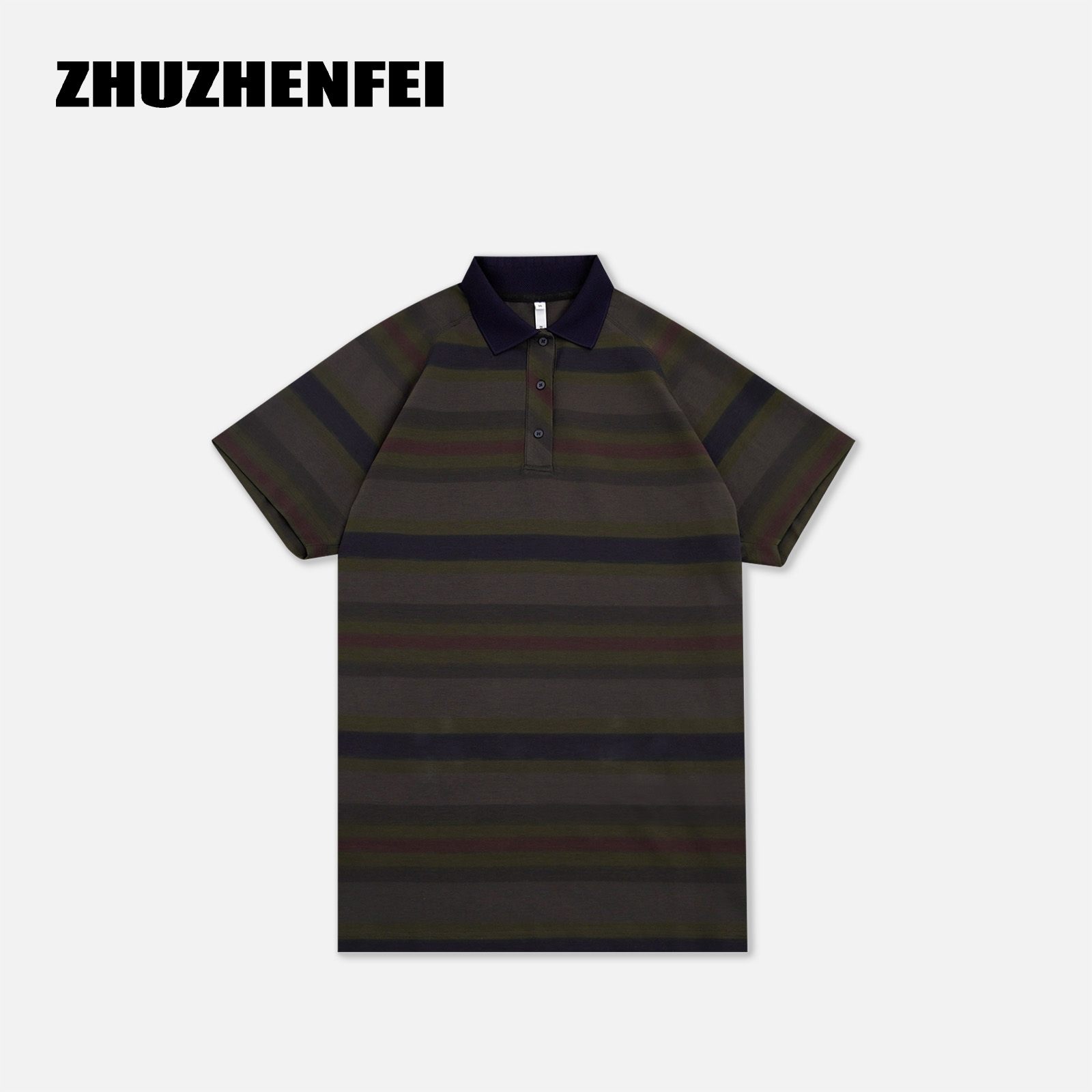 设计师原创时尚简约宽松舒适休闲百搭优雅显瘦polo衫Z252085