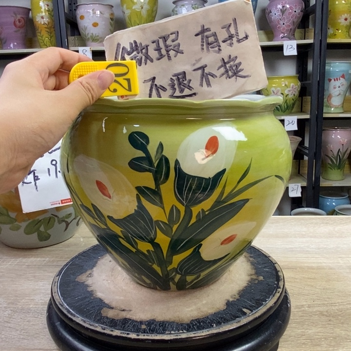 景德镇高温陶瓷花盆