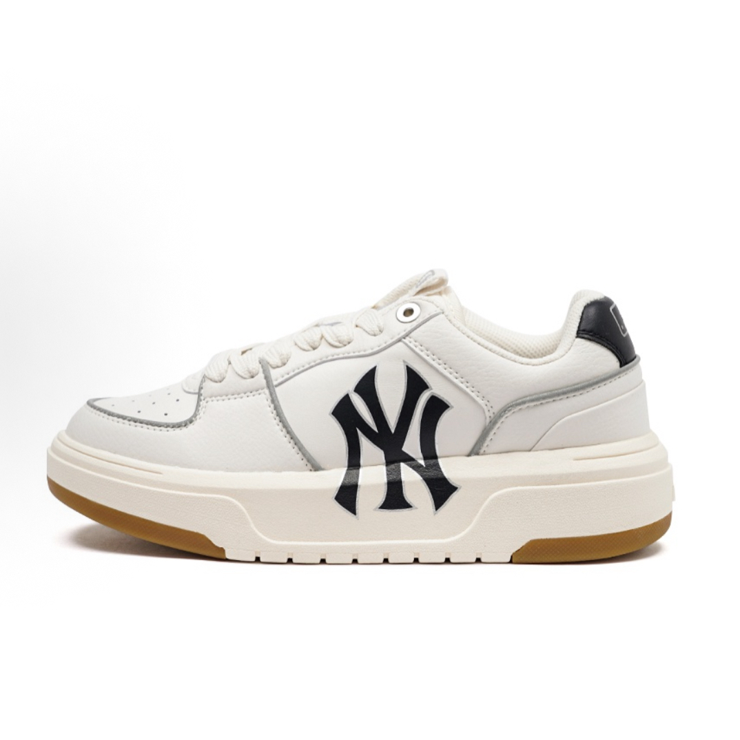 MLB Chunky Liner 防滑 低帮 板鞋 象牙白色 配盒 3ASXCA12N