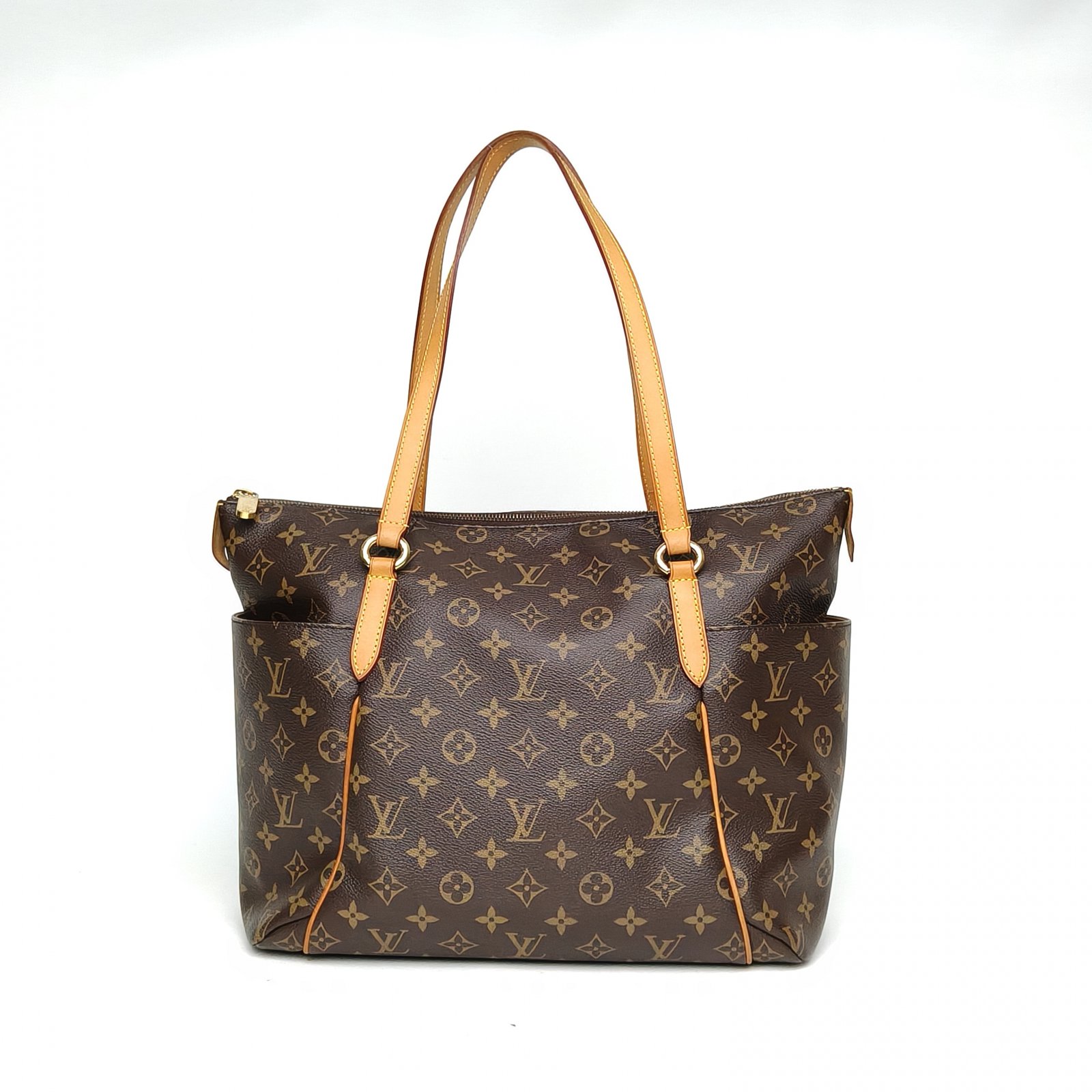 95新 LouisVuitton/路易威登 小花Jerry活动 老花 PVC 金扣单肩包