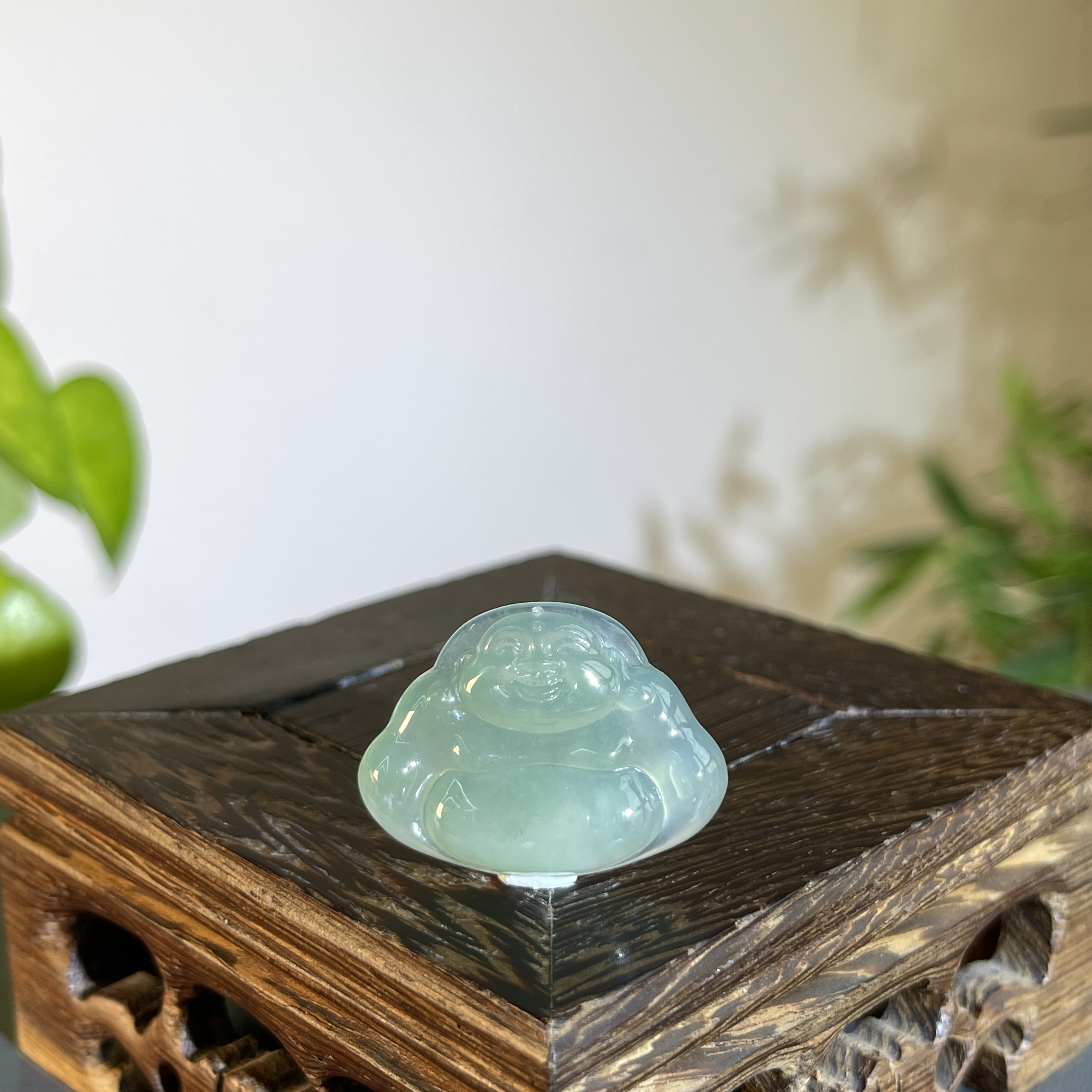 JTW25-102 天然缅甸A货翡翠 佛公