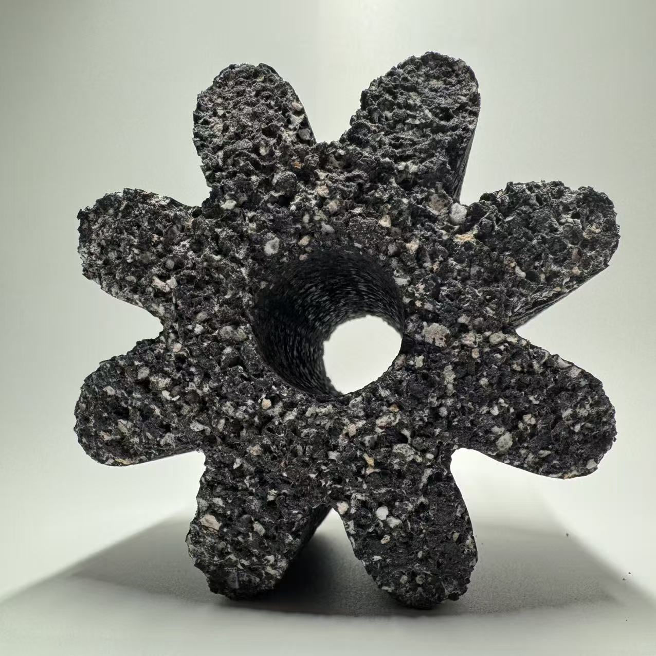 仟湖黑白灰武士3DM八角四叶金块滤材夜&鱼雷龙空气缸优质矿物滤材