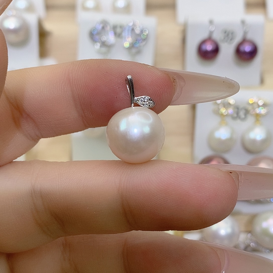 淡水珍珠颈饰银S925镶嵌