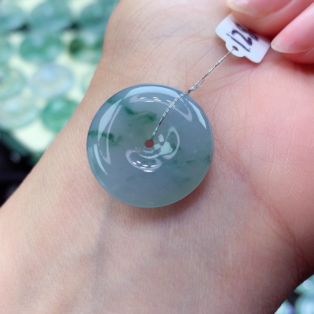 翡翠颈饰未镶嵌4尺寸20.5-5.5