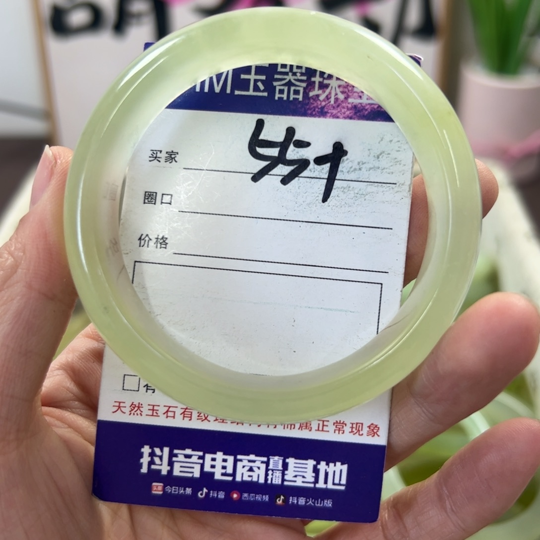 蛇纹石玉手镯未镶嵌262 