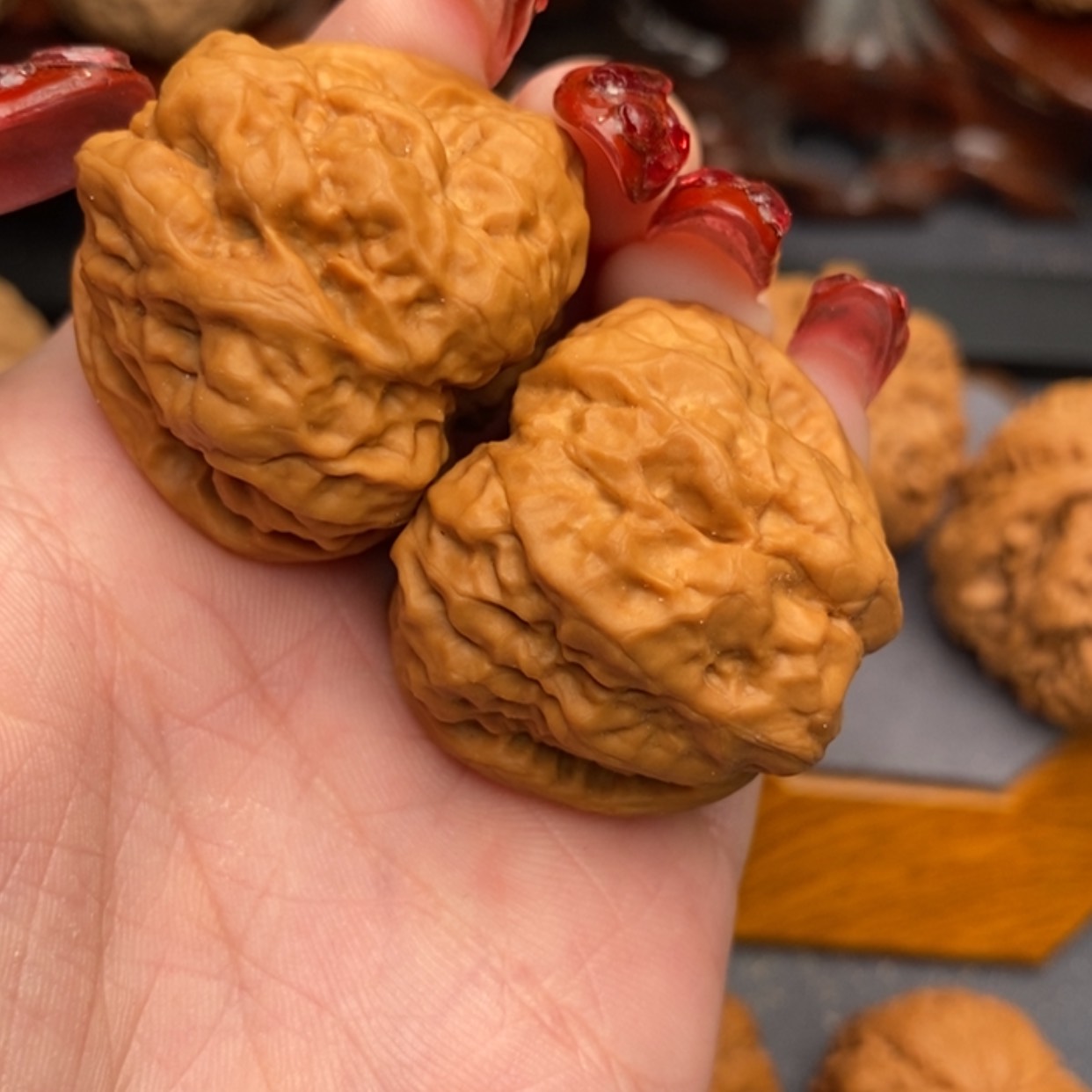 【闪购商品】文玩核桃吊坠蛤蟆头36