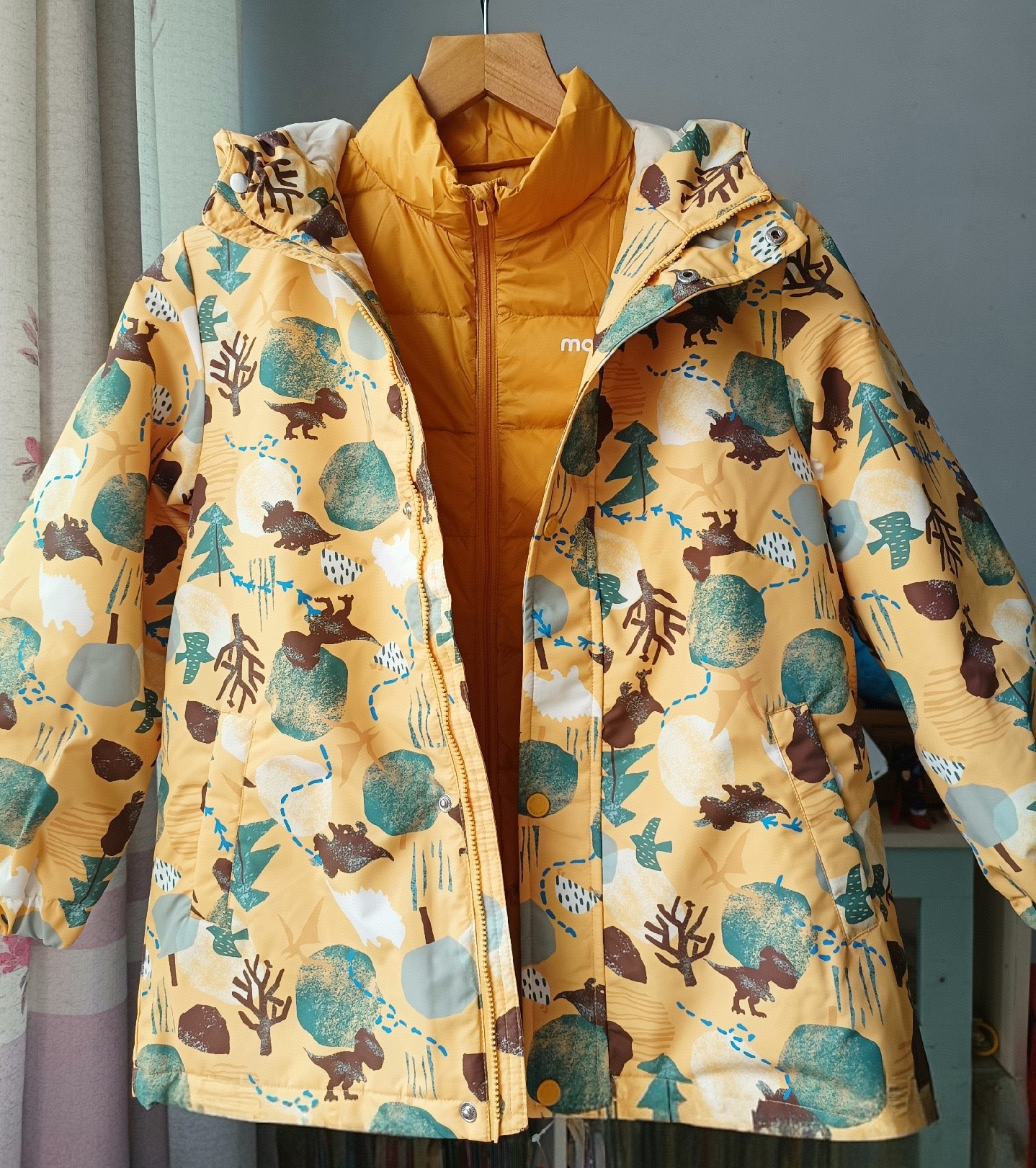 马家90码三合一冲锋衣棉服轻羽内胆（全新带吊牌）