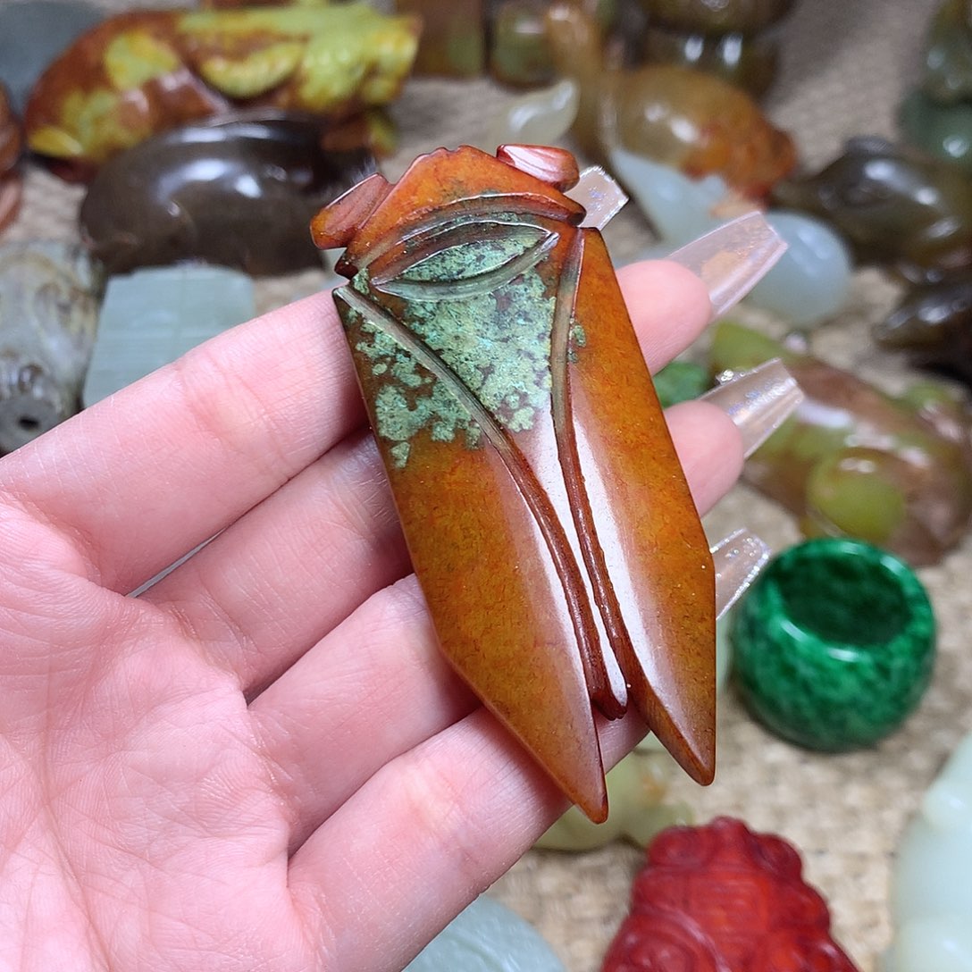 白玉菩提吊坠挂件