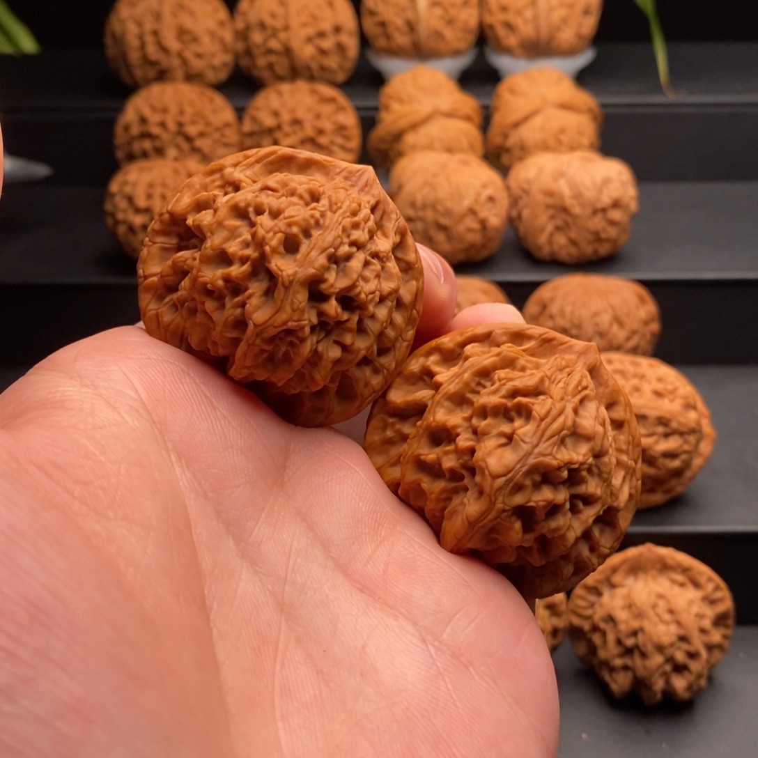 吊坠文玩核桃44玉华宫粗筋王