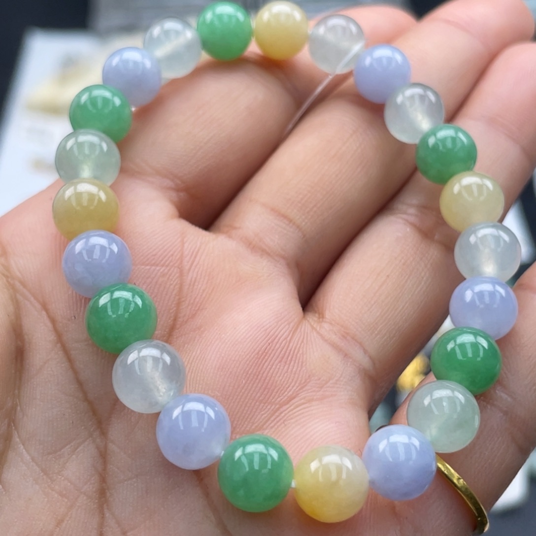 翡翠未镶嵌手链手串