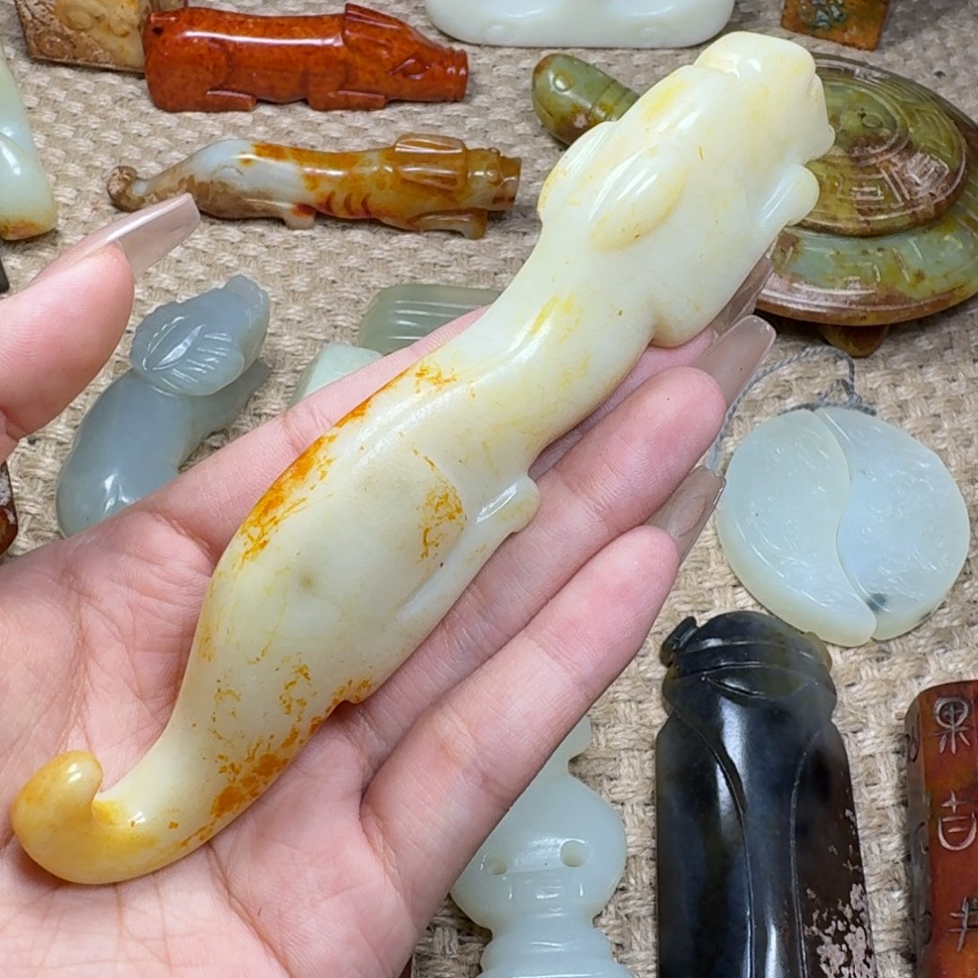 白玉菩提吊坠挂件