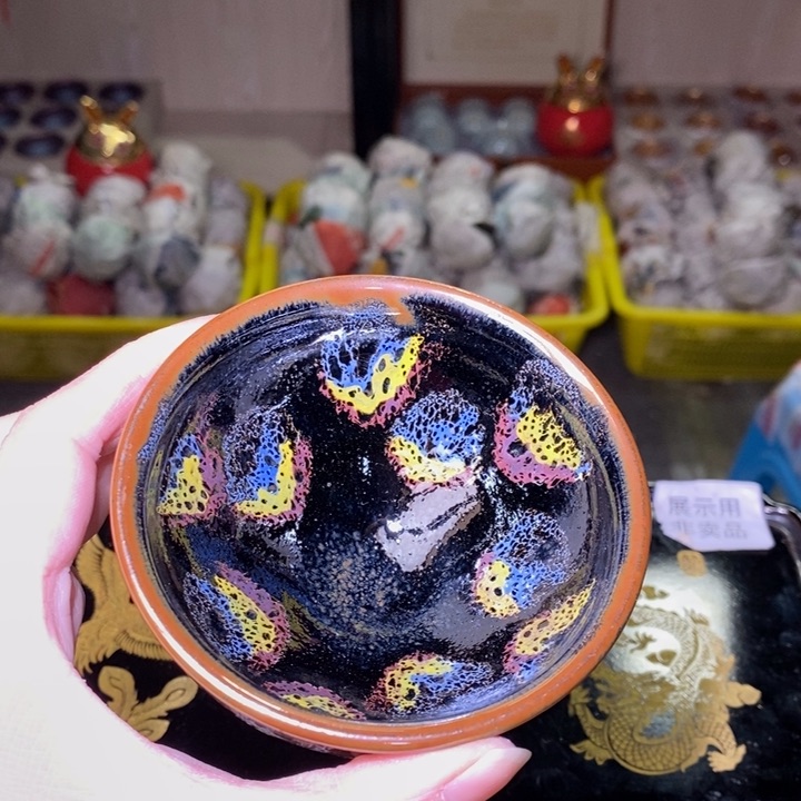 茶盏不带礼盒，建盏主人杯