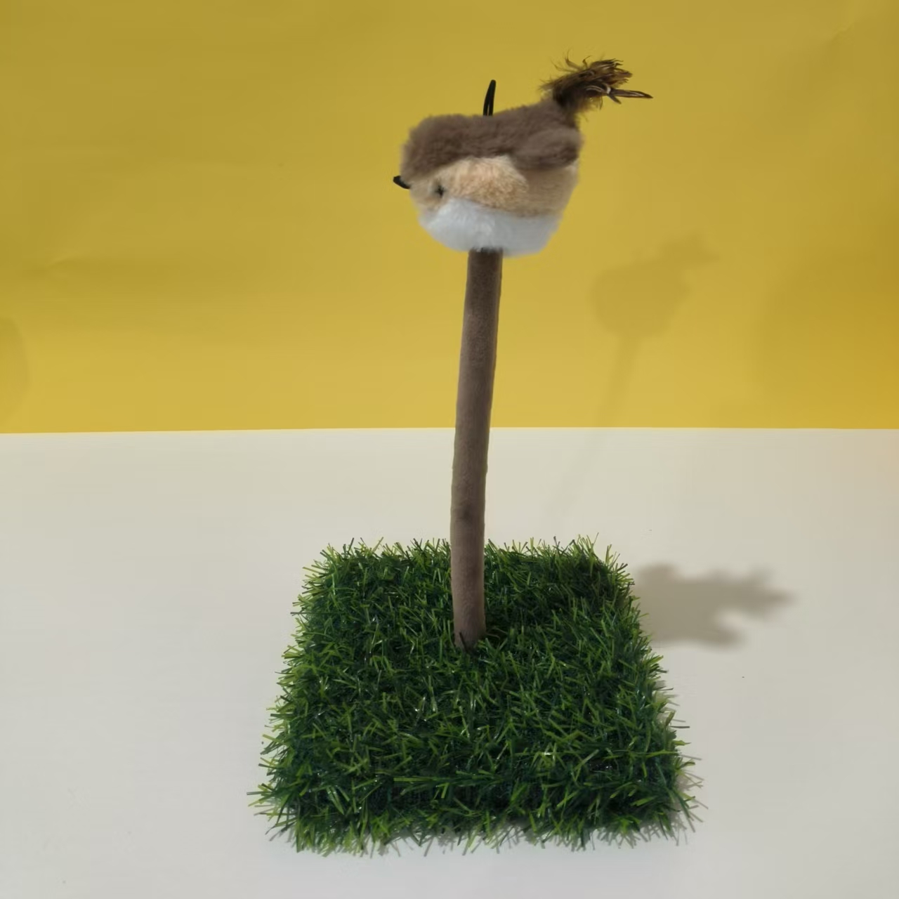 【电子鸟叫摇摇乐】发声电子鸟叫摇摇乐玩具猫咪自娱自乐玩具