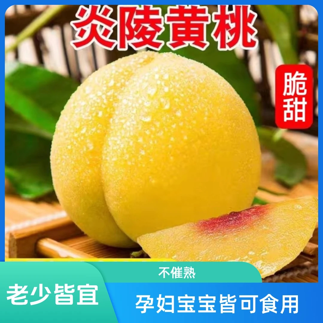 炎陵黄桃中通包邮家庭装特价