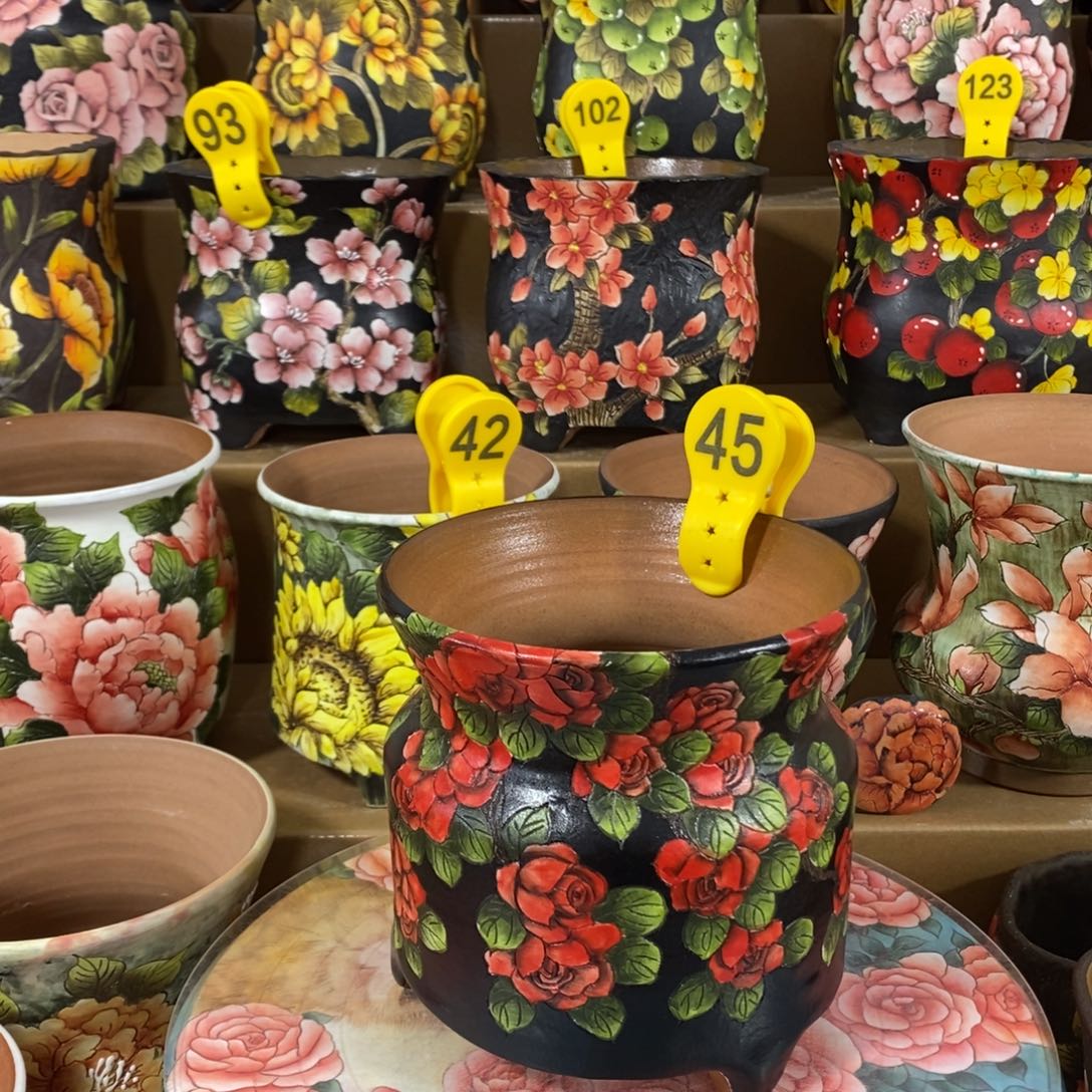 景德镇精品花盆13/13.5