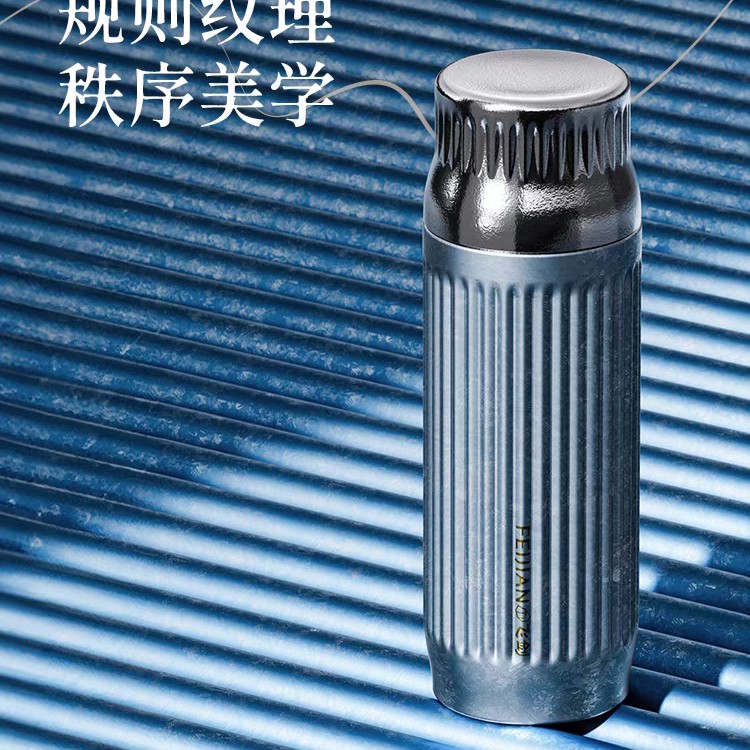[新品上市]飞剑钛杯双层纯钛水杯焖茶杯礼品保温杯