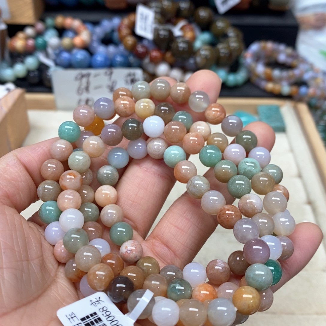 硅化珊瑚（珊瑚玉）手链未镶嵌430