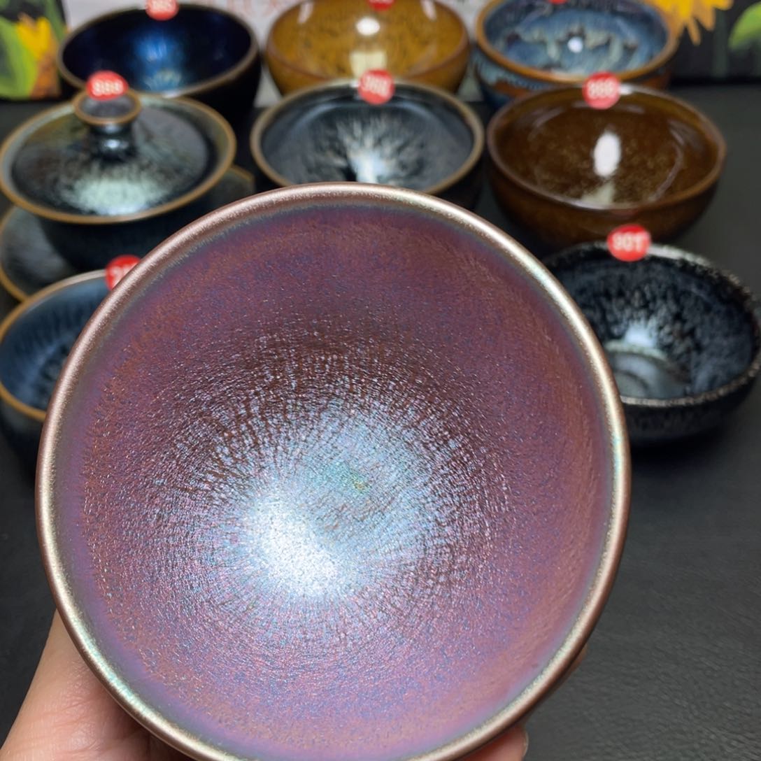 顺***。茶盏970建窑建盏茶盏